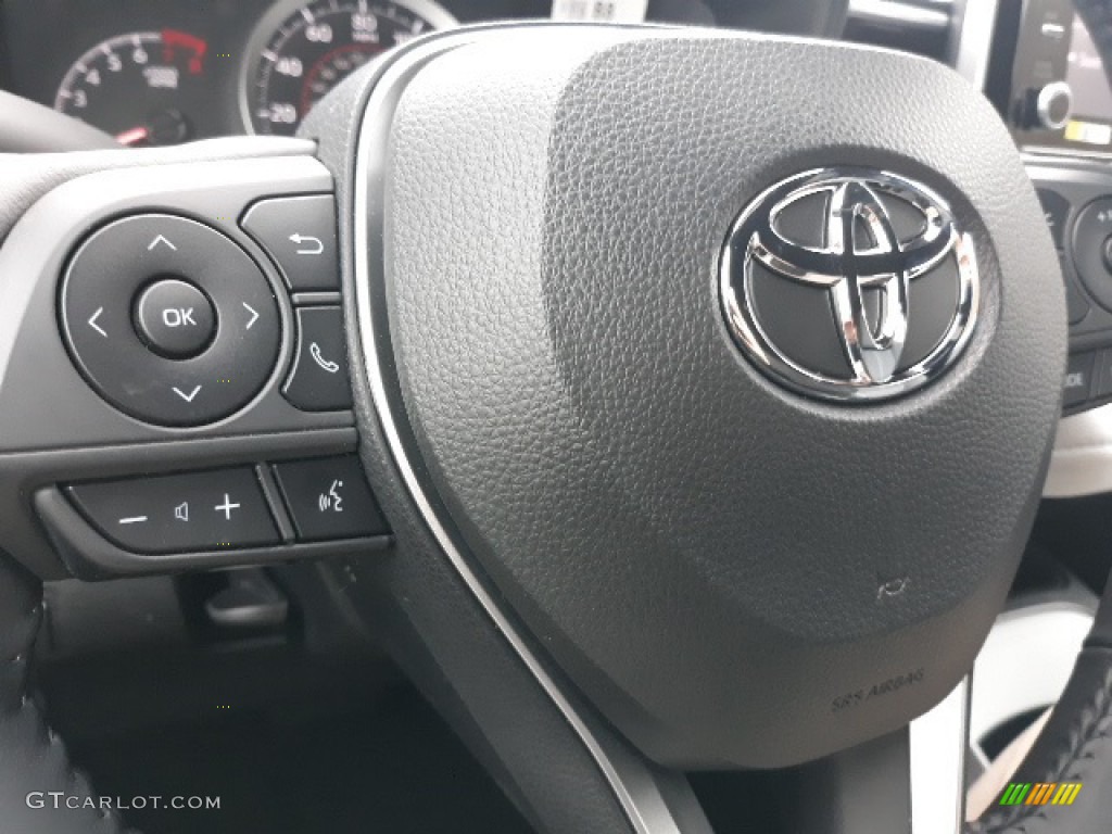 2020 Toyota Corolla SE Light Gray Steering Wheel Photo #136401843