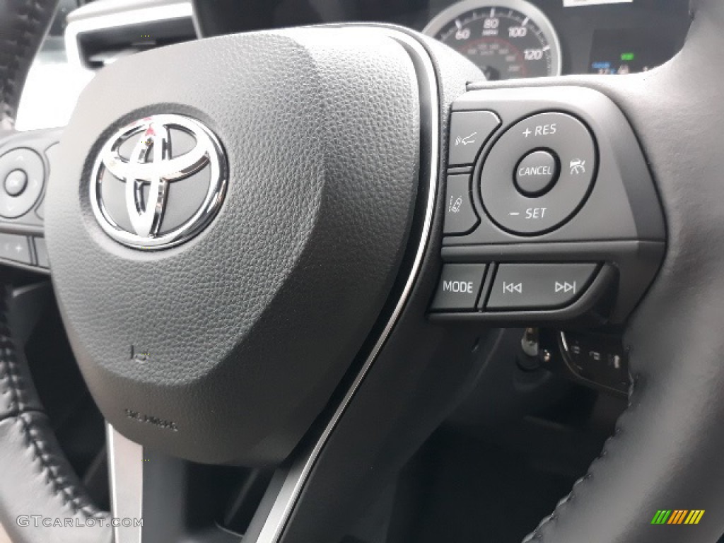 2020 Toyota Corolla SE Light Gray Steering Wheel Photo #136401861