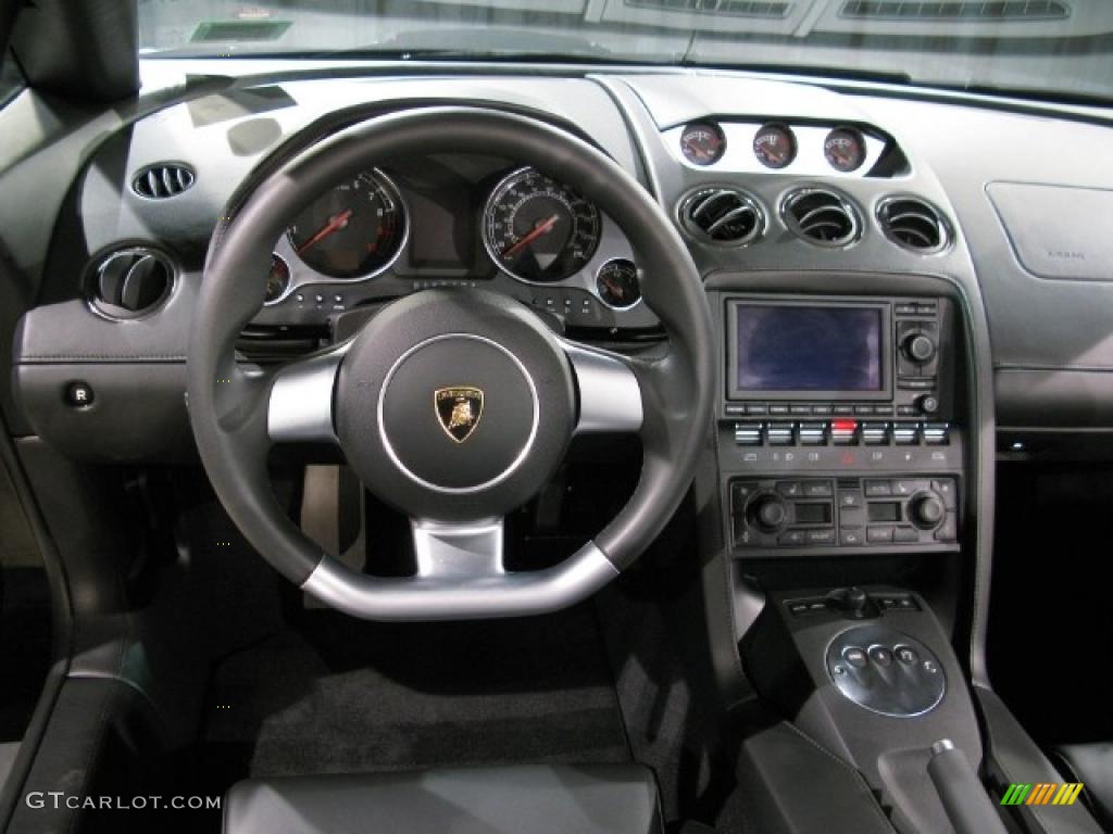 Black Interior 2007 Lamborghini Gallardo Spyder Photo