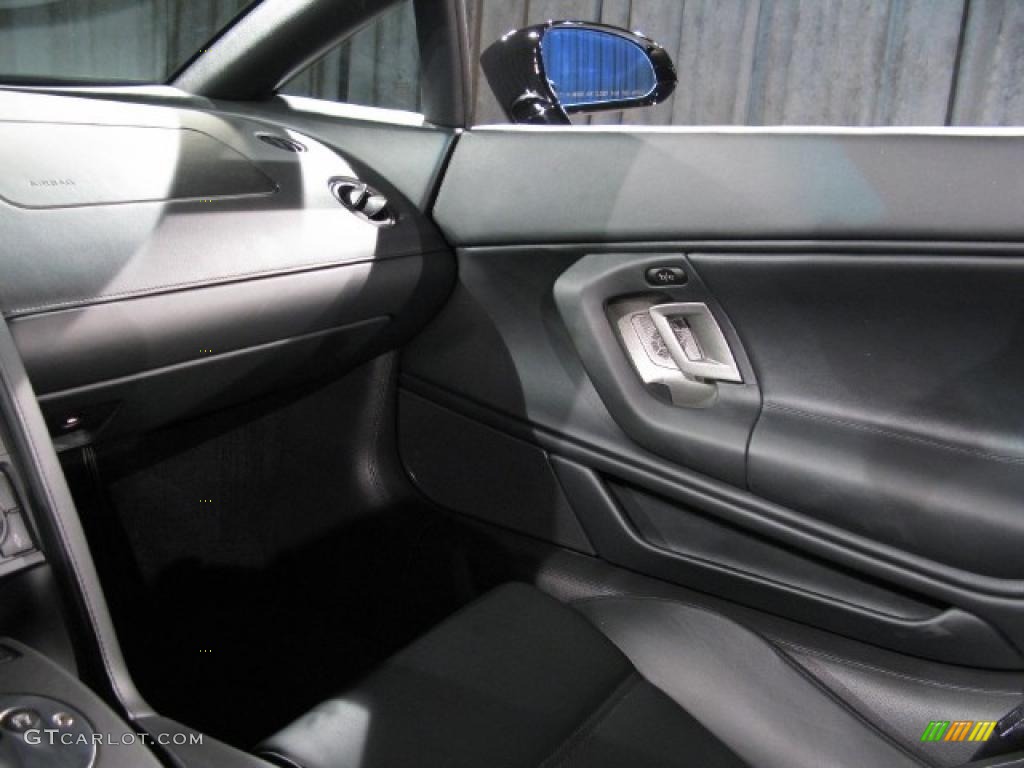 Black Interior 2007 Lamborghini Gallardo Spyder Photo #13640292