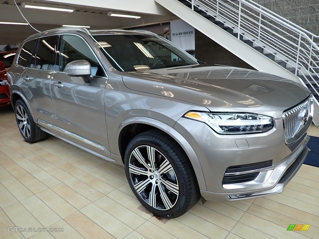 Pebble Gray Metallic 2020 Volvo XC90 T6 AWD Inscription Exterior Photo #136409449