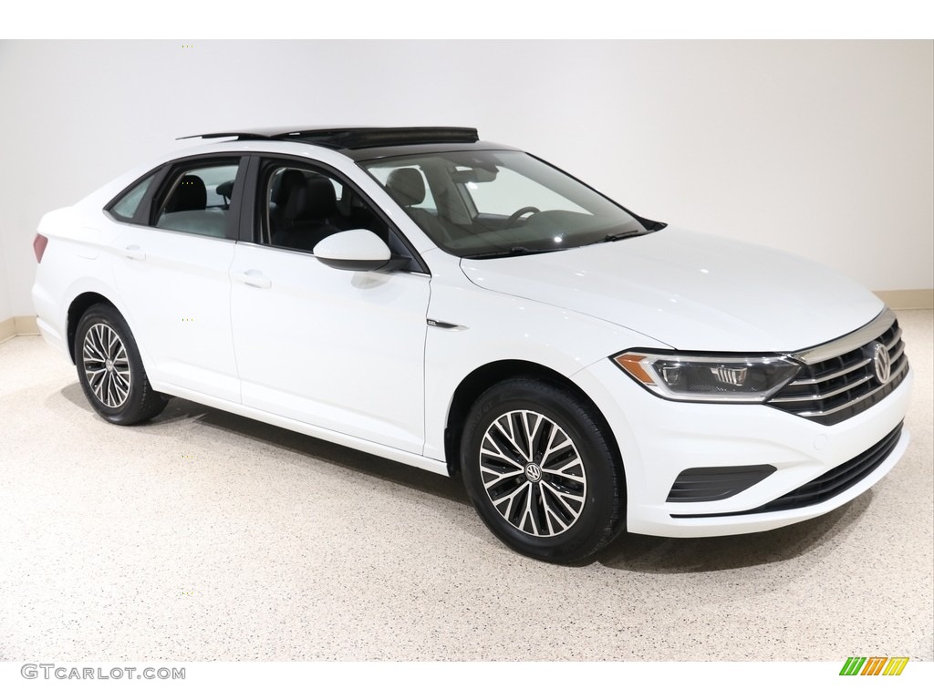 2019 Jetta SEL - Pure White / Titan Black photo #1