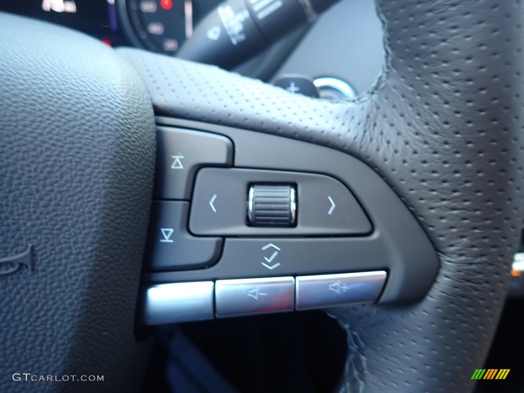 2020 Cadillac XT4 Sport AWD Jet Black Steering Wheel Photo #136409878