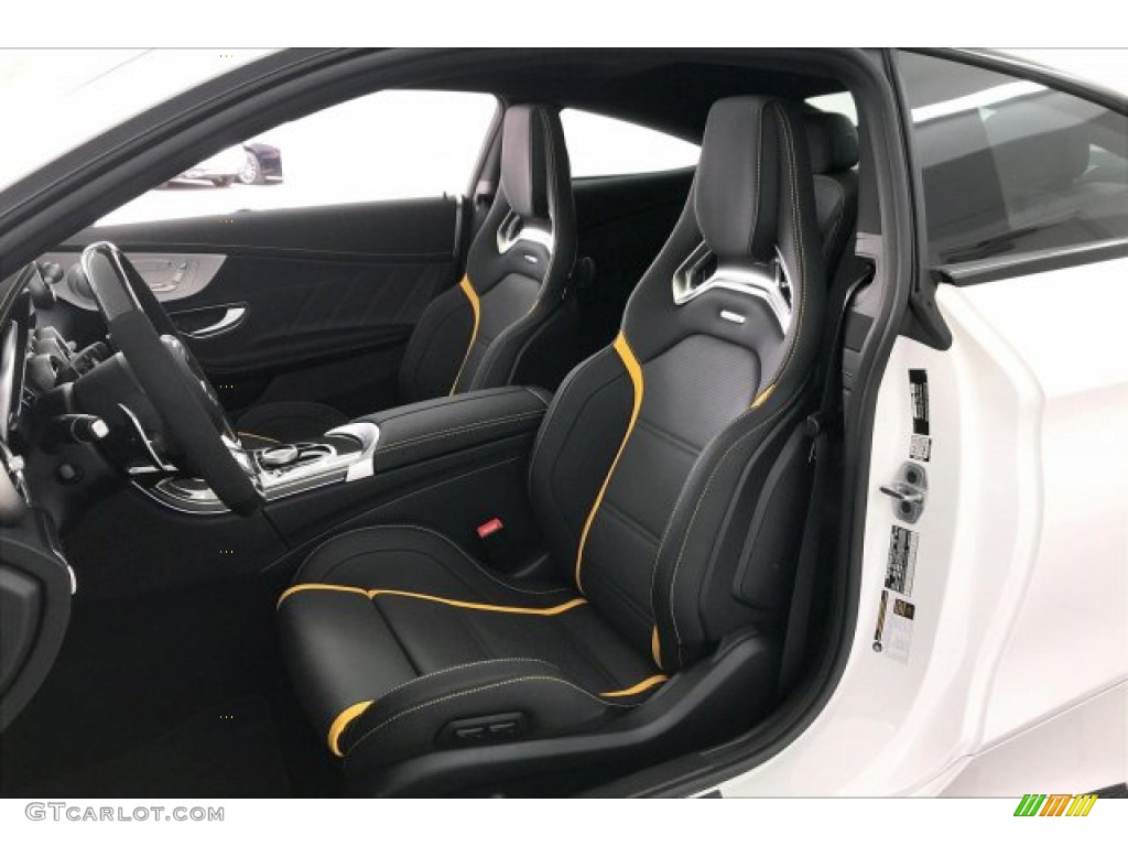 2020 Mercedes-Benz C AMG 63 S Coupe Front Seat Photo #136412158