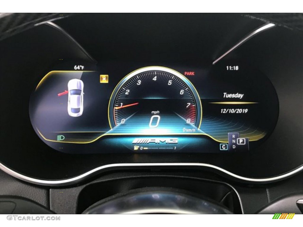 2020 Mercedes-Benz C AMG 63 S Coupe Gauges Photo #136412275