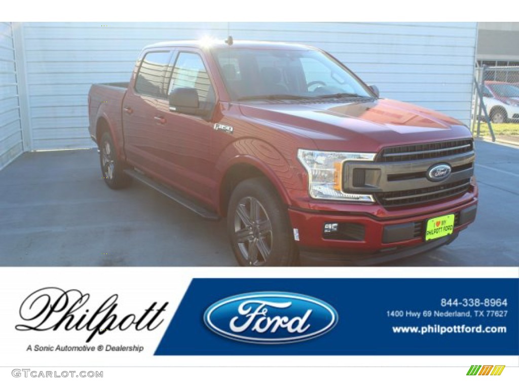 2020 F150 XLT SuperCrew - Rapid Red / Black photo #1