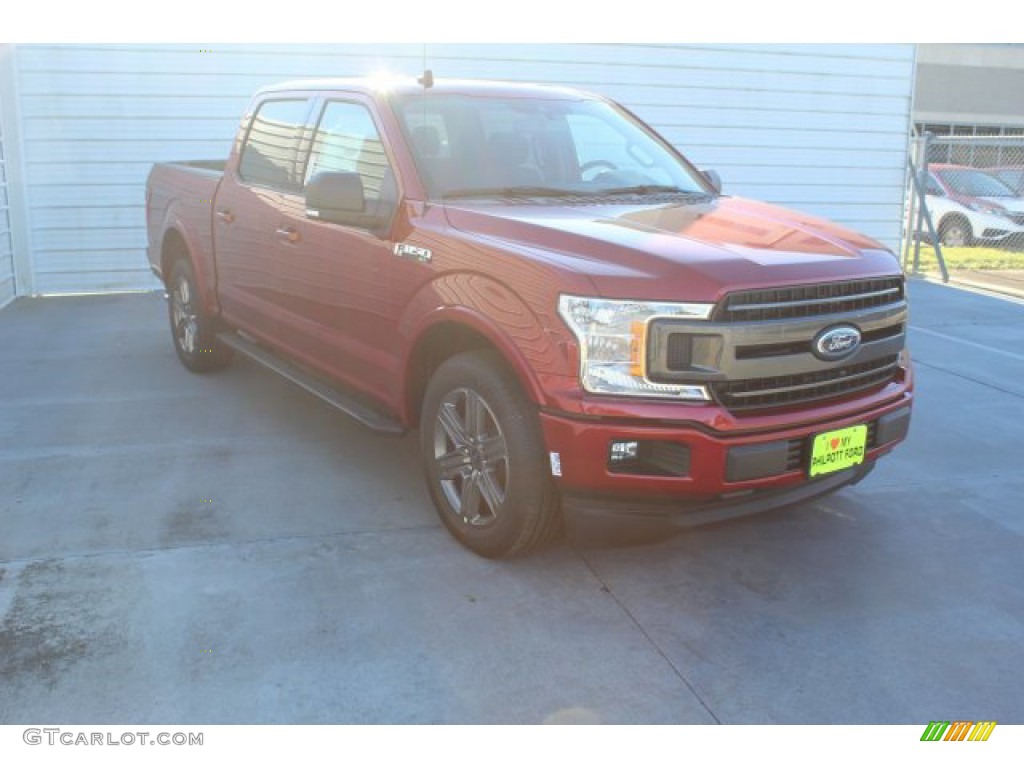 2020 F150 XLT SuperCrew - Rapid Red / Black photo #2