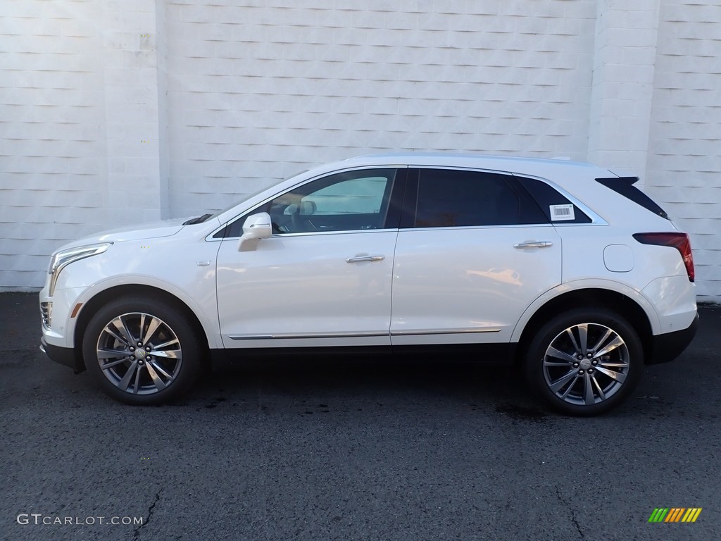 Crystal White Tricoat 2020 Cadillac XT5 Premium Luxury AWD Exterior Photo #136414054