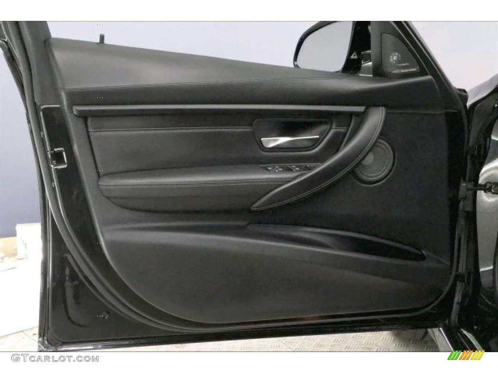 2017 BMW M3 Sedan Black Door Panel Photo #136414174
