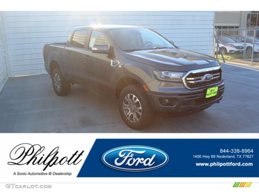 2019 Ranger Lariat SuperCrew - Magnetic Metallic / Ebony photo #1
