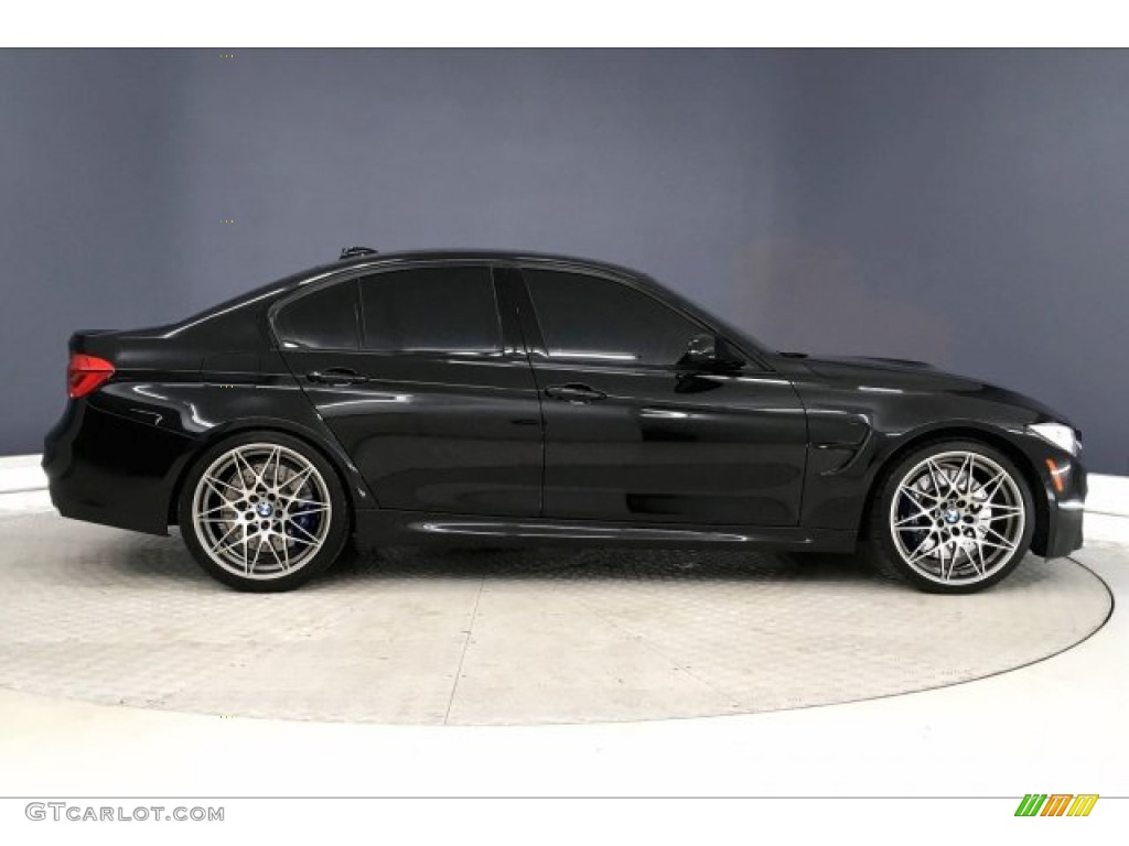 Black Sapphire Metallic 2017 BMW M3 Sedan Exterior Photo #136414354