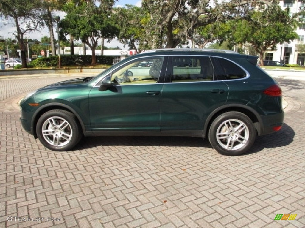 2011 Cayenne S - Jet Green Metallic / Luxor Beige photo #3