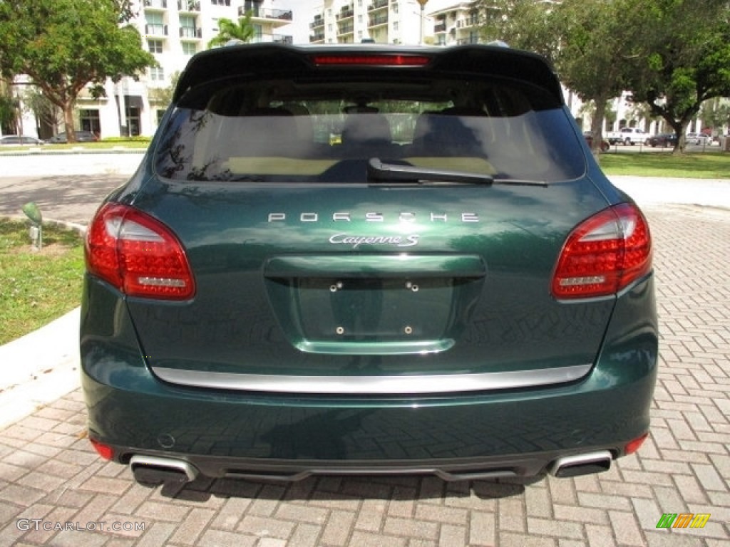 2011 Cayenne S - Jet Green Metallic / Luxor Beige photo #7