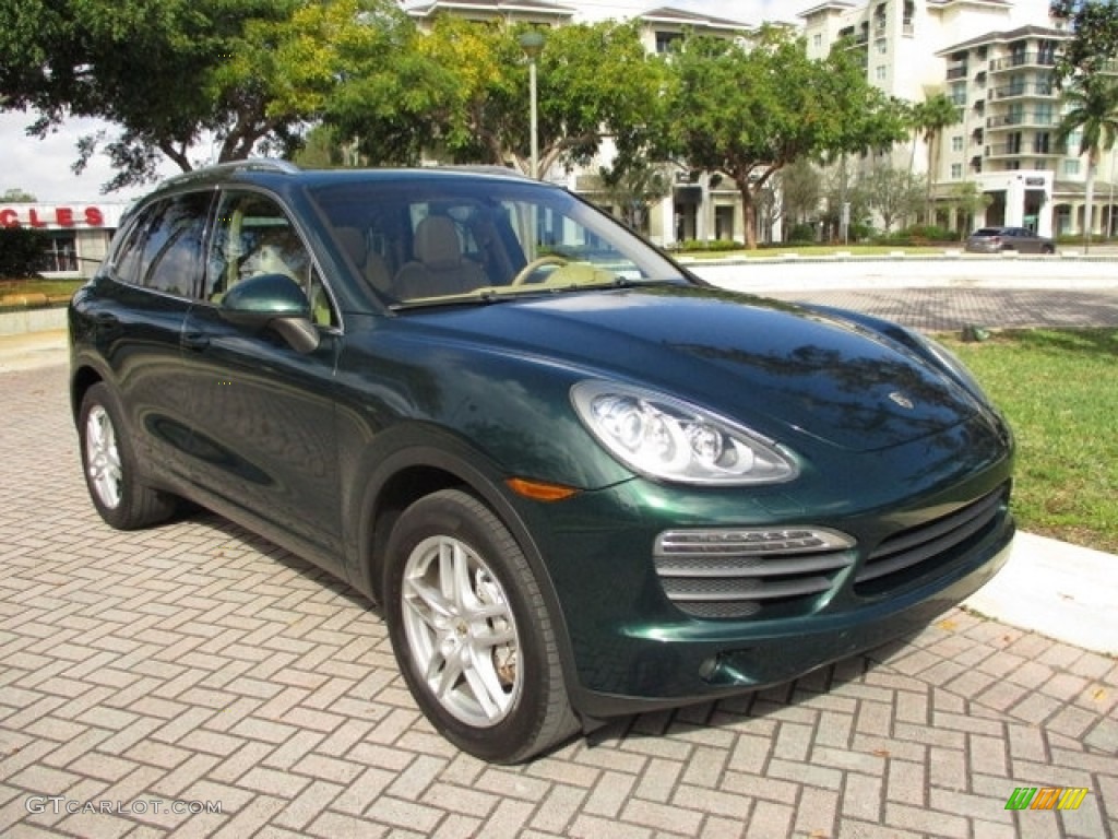 2011 Cayenne S - Jet Green Metallic / Luxor Beige photo #13