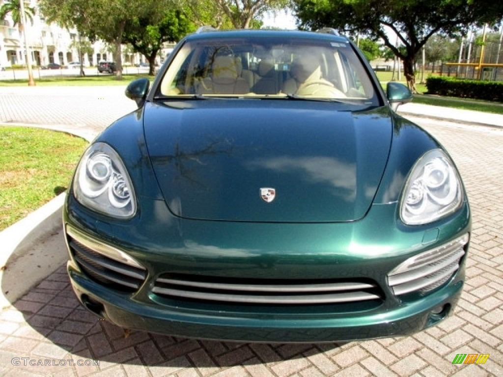 2011 Cayenne S - Jet Green Metallic / Luxor Beige photo #15