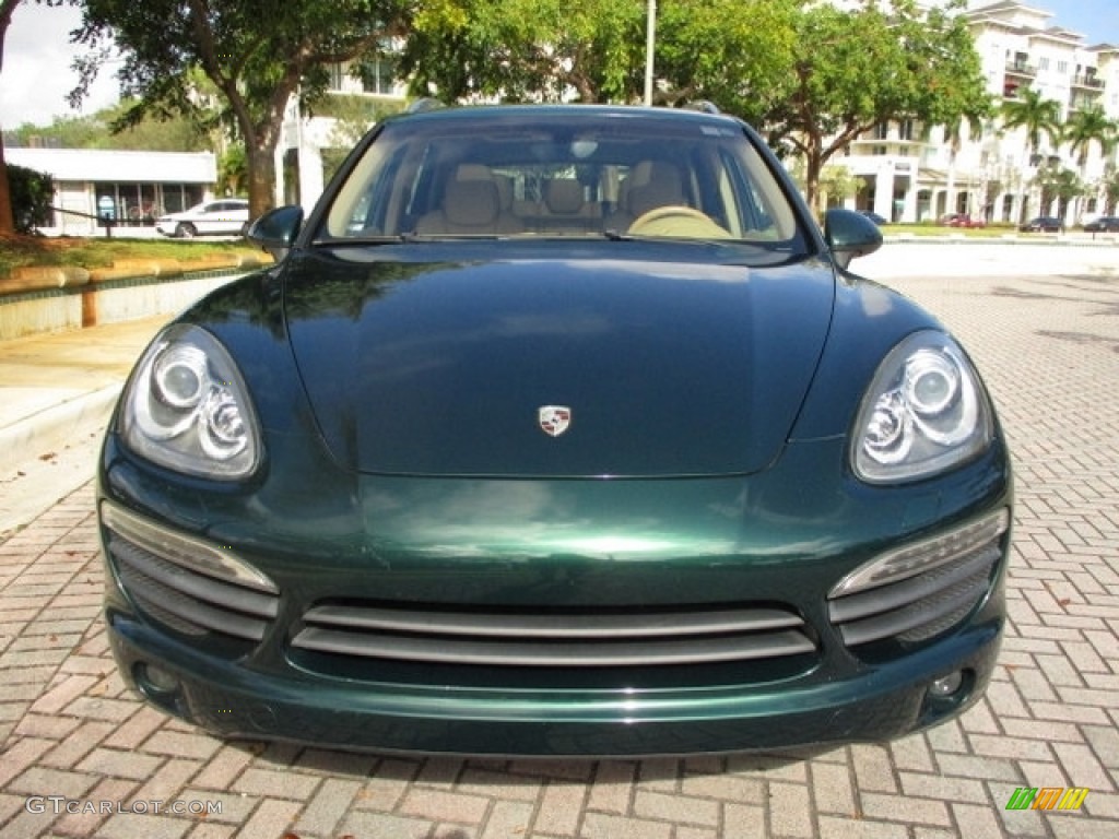 2011 Cayenne S - Jet Green Metallic / Luxor Beige photo #28