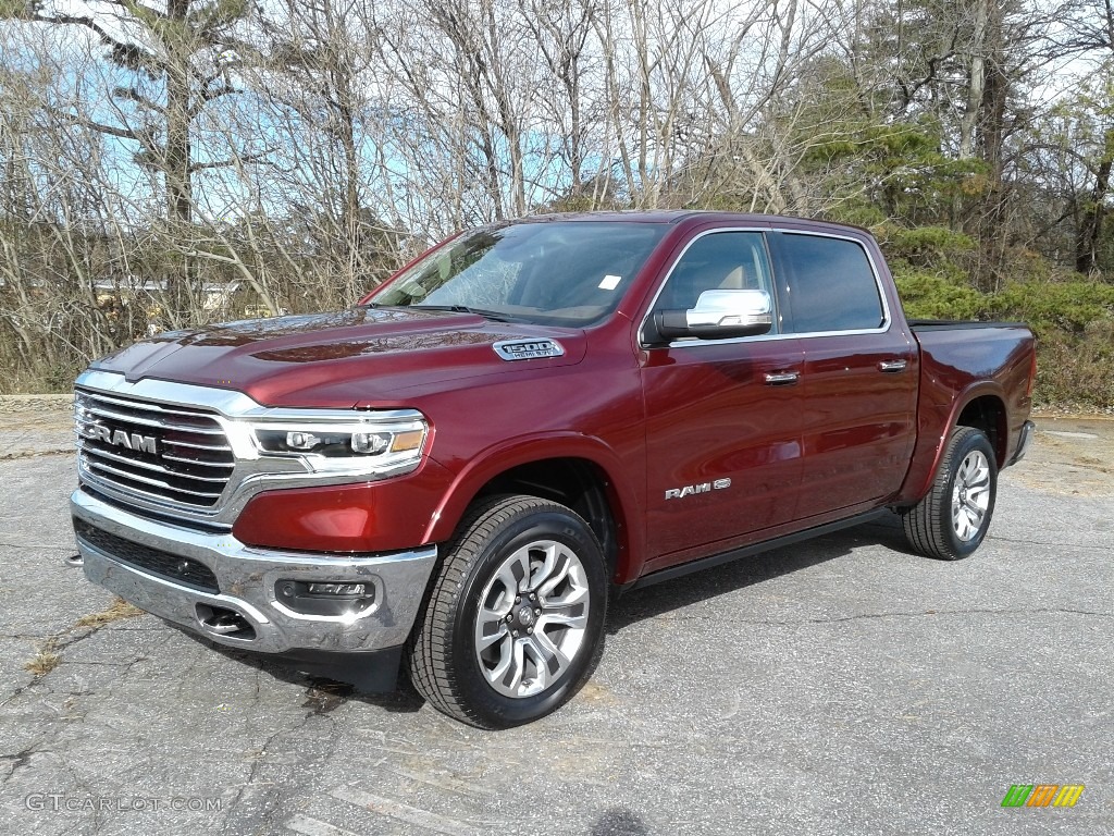 Delmonico Red Pearl 2020 Ram 1500 Longhorn Crew Cab 4x4 Exterior Photo #136416661