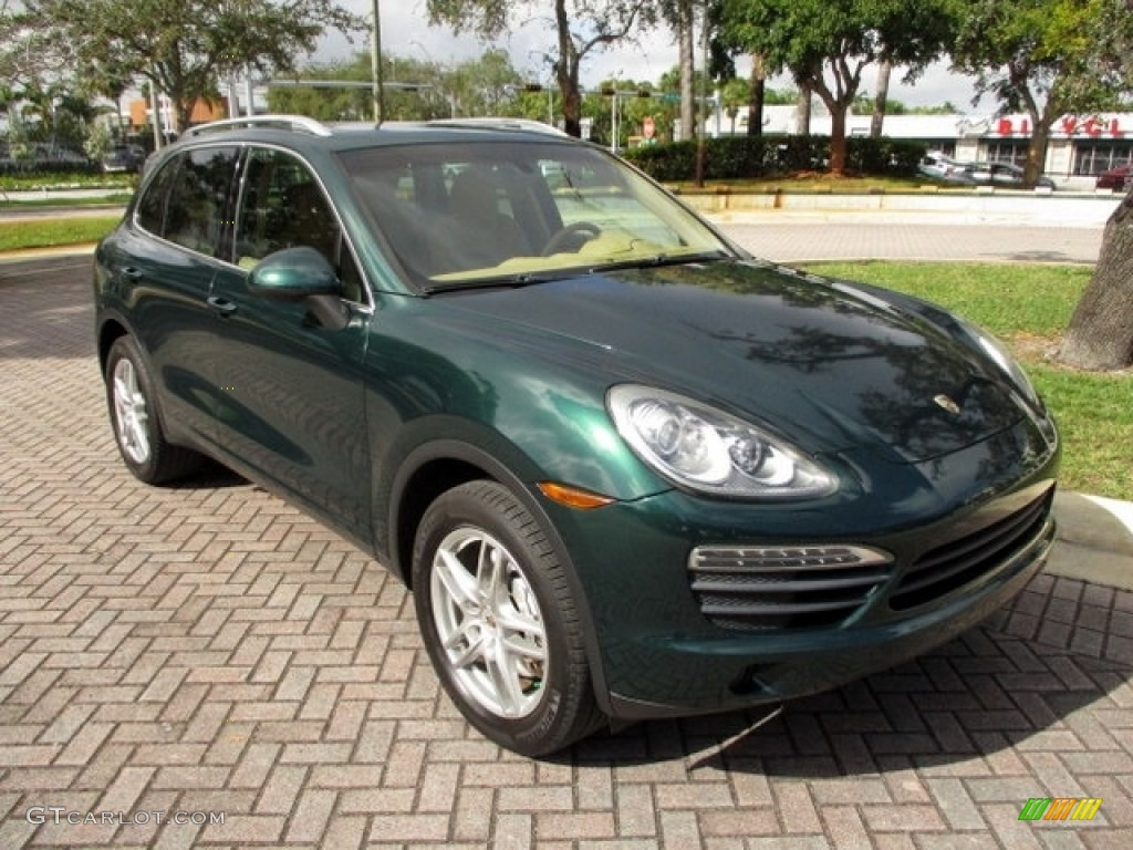 2011 Cayenne S - Jet Green Metallic / Luxor Beige photo #43