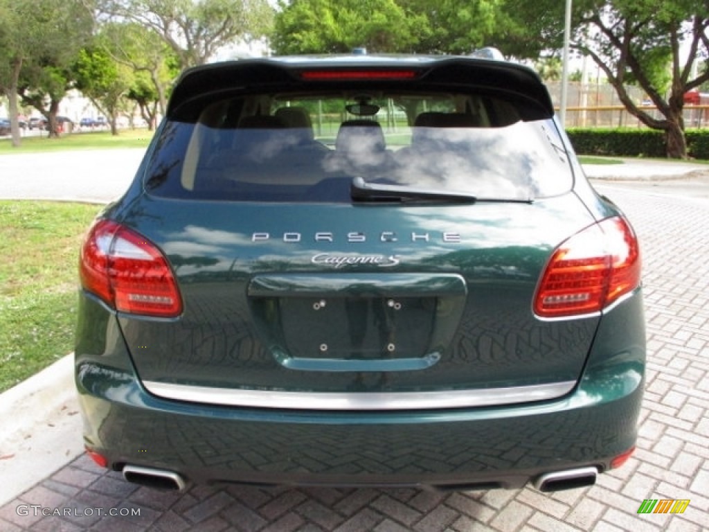 2011 Cayenne S - Jet Green Metallic / Luxor Beige photo #53