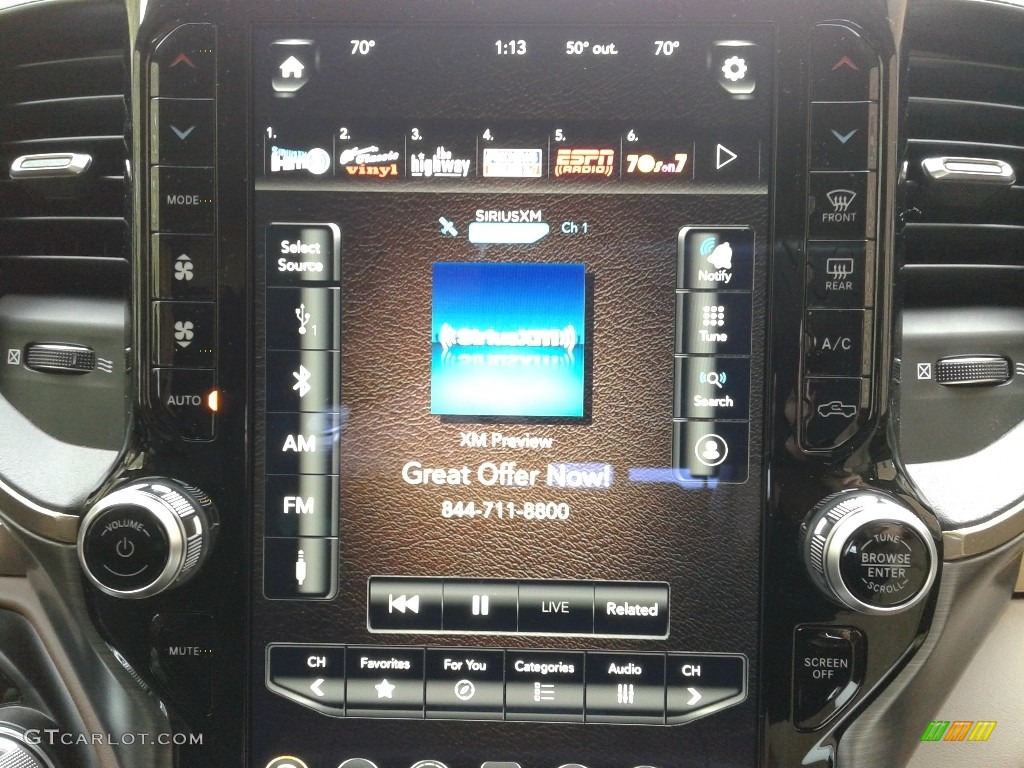 2020 Ram 1500 Longhorn Crew Cab 4x4 Controls Photo #136417333