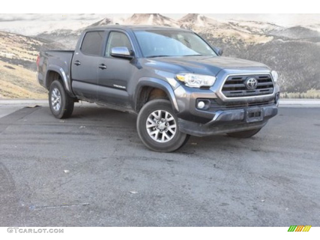 2019 Tacoma SR5 Double Cab 4x4 - Magnetic Gray Metallic / Black photo #1