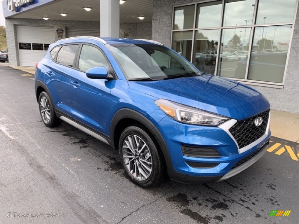 Aqua Blue 2020 Hyundai Tucson SEL AWD Exterior Photo #136417810