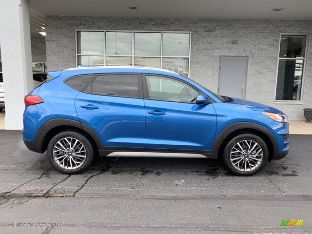 2020 Tucson SEL AWD - Aqua Blue / Black photo #3