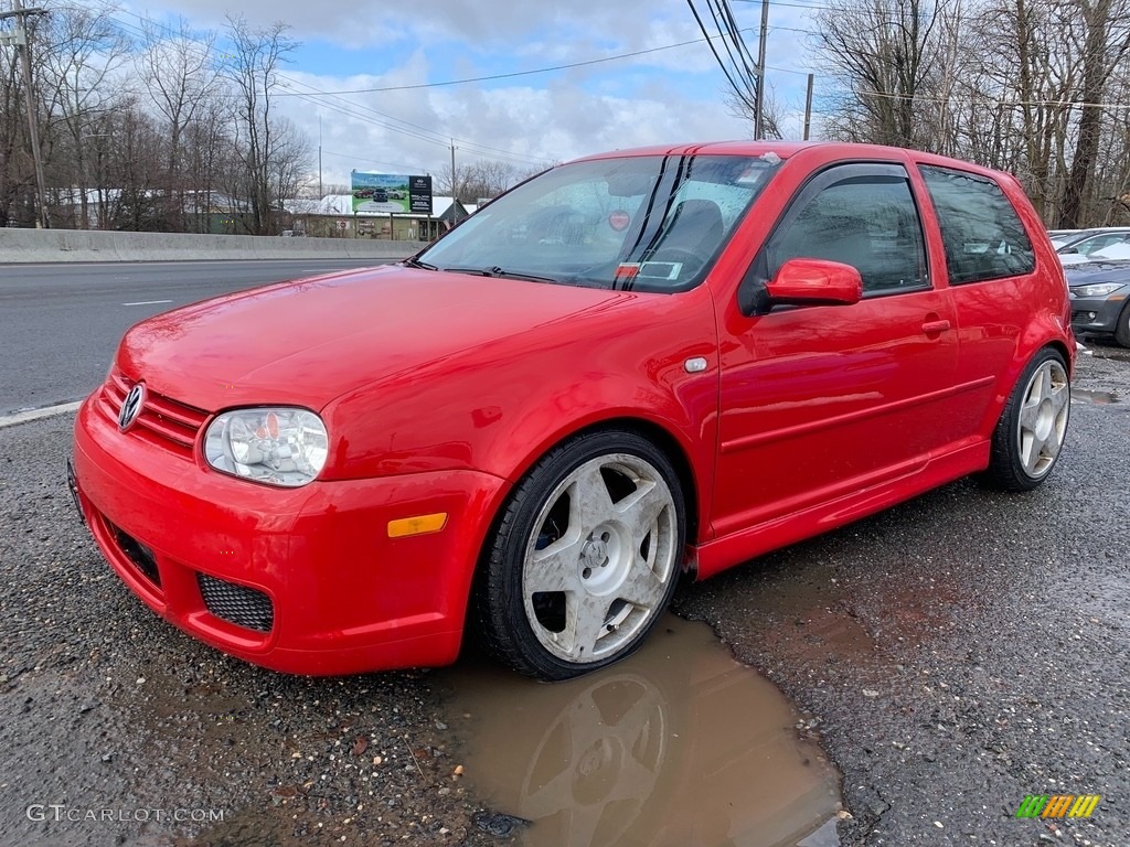 2004 R32  - Tornado Red / Black Leather photo #8