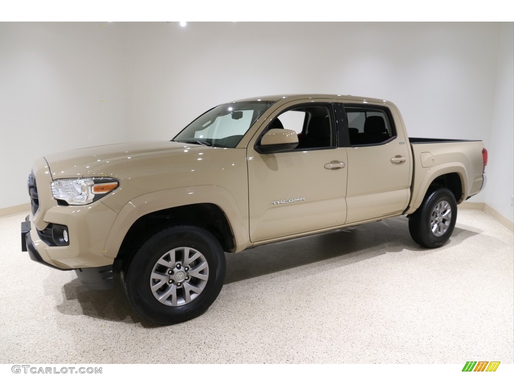 2019 Tacoma SR5 Double Cab 4x4 - Quicksand / Black photo #3