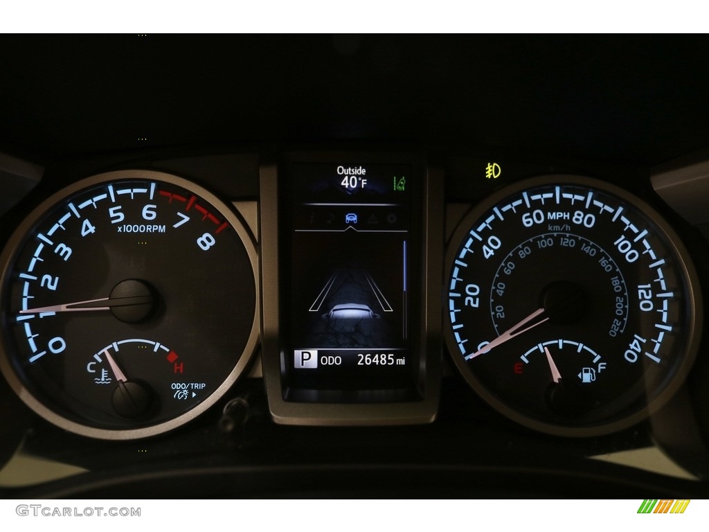 2019 Toyota Tacoma SR5 Double Cab 4x4 Gauges Photo #136420705