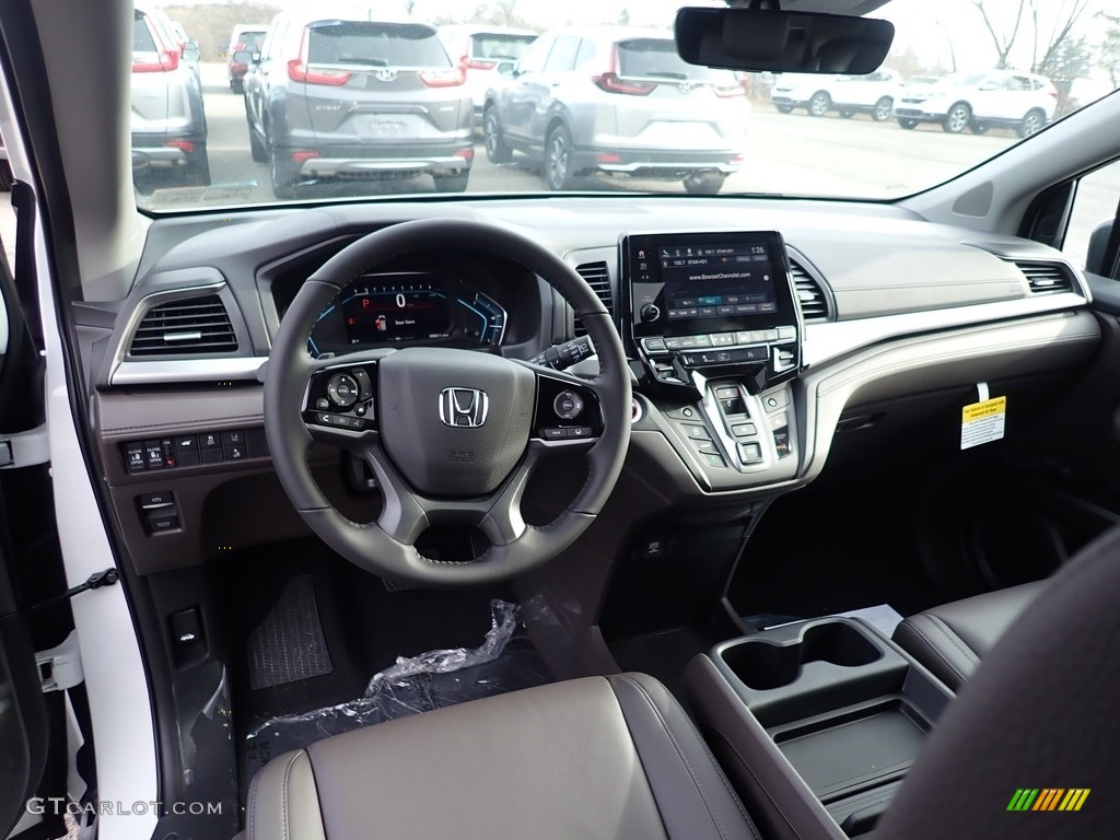 Mocha Interior 2020 Honda Odyssey EX-L Photo #136422276