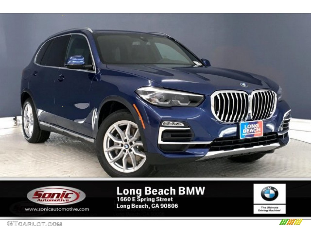 2020 X5 xDrive40i - Phytonic Blue Metallic / Black photo #1