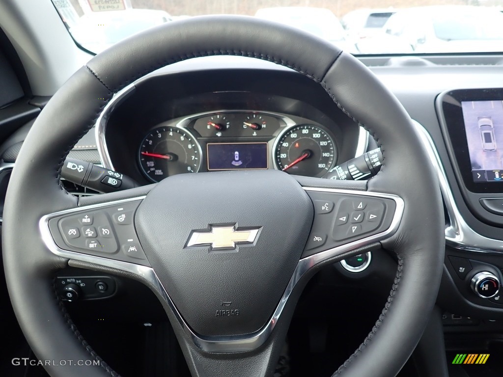 2020 Chevrolet Equinox Premier AWD Jet Black Steering Wheel Photo #136423389
