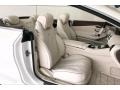 designo Porcelain/Titan Red 2020 Mercedes-Benz S 560 Cabriolet Interior Color