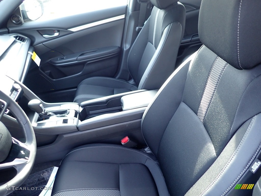Black Interior 2020 Honda Civic Sport Sedan Photo #136424133