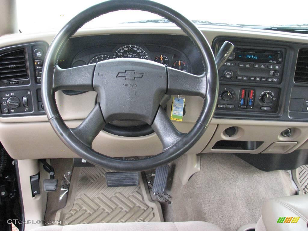 2003 Silverado 1500 LS Extended Cab 4x4 - Black / Tan photo #12