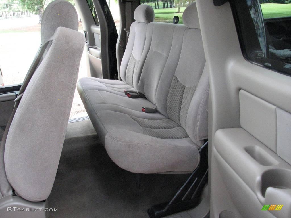 2003 Silverado 1500 LS Extended Cab 4x4 - Black / Tan photo #17