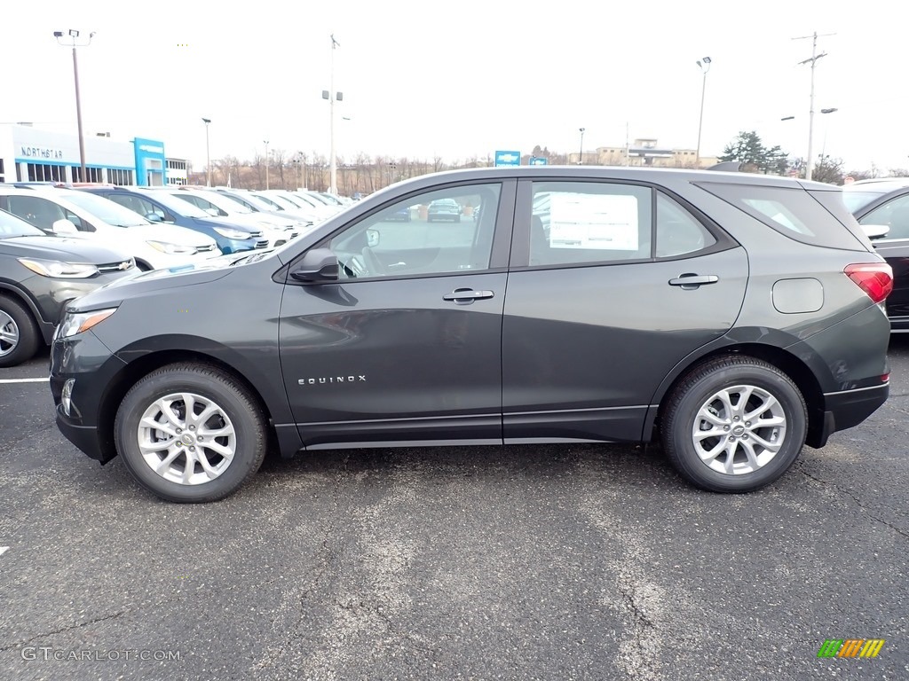 2020 Equinox LS AWD - Nightfall Gray Metallic / Ash Gray photo #2