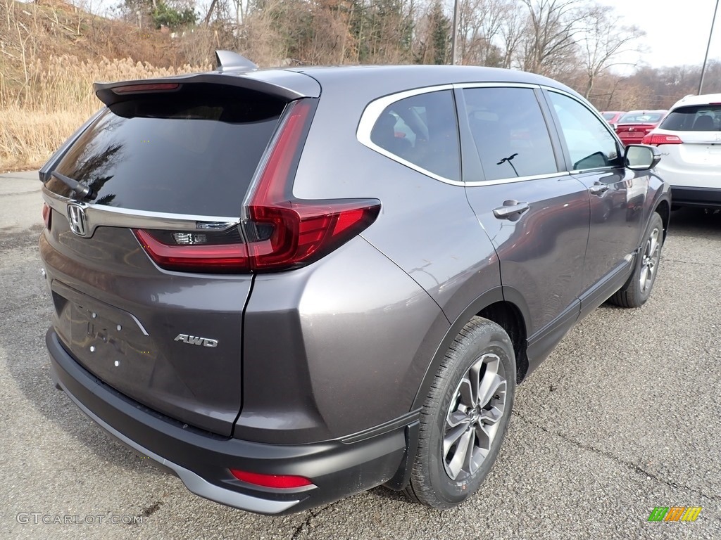 2020 CR-V EX AWD - Modern Steel Metallic / Black photo #4