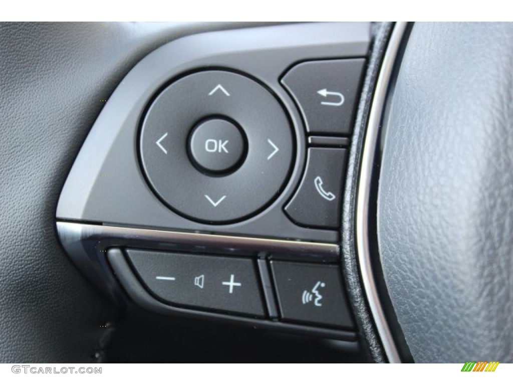 2020 Toyota Camry XSE Black Steering Wheel Photo #136427601