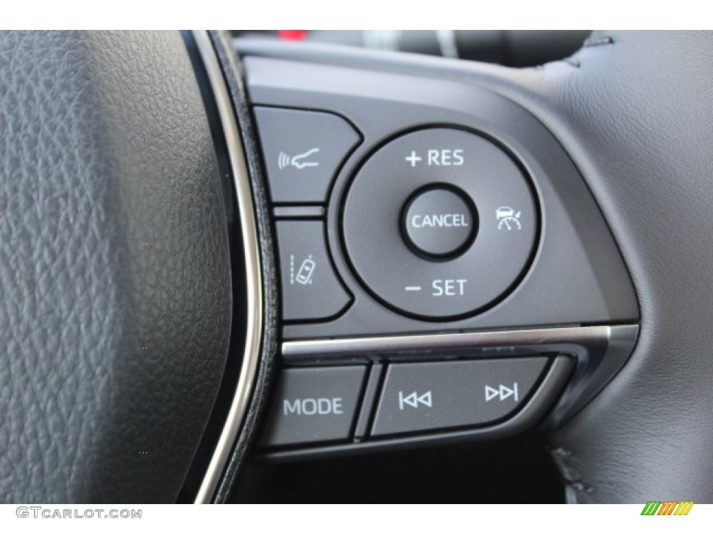 2020 Toyota Camry XSE Black Steering Wheel Photo #136427616