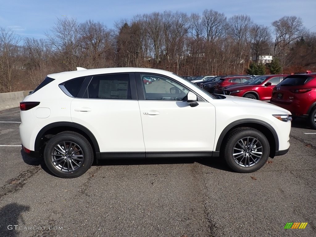 2020 CX-5 Touring AWD - Snowflake White Pearl / Black photo #1