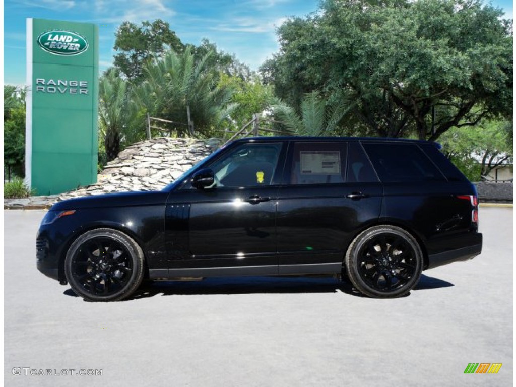 2020 Range Rover HSE - Santorini Black Metallic / Almond/Espresso photo #2