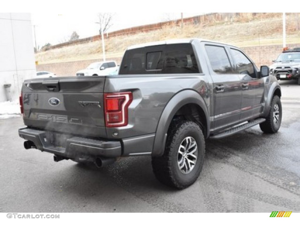 2018 F150 SVT Raptor SuperCrew 4x4 - Magnetic / Black photo #6