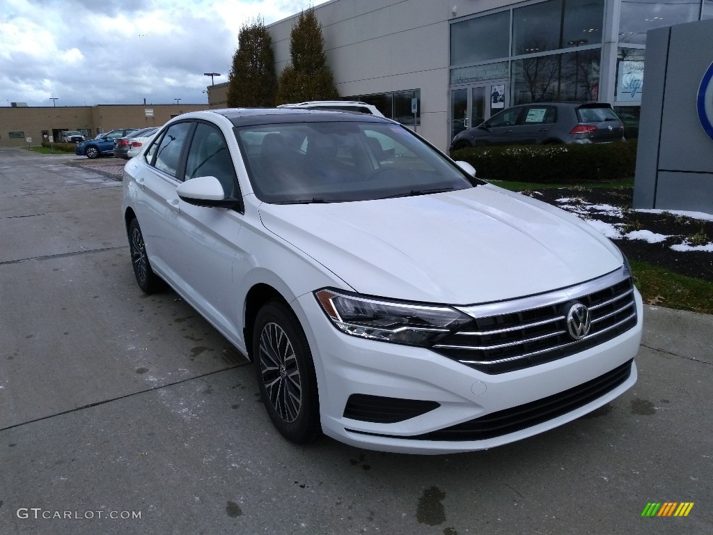 2019 Jetta SE - Pure White / Titan Black photo #1