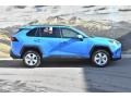 2019 Blue Flame Toyota RAV4 XLE AWD  photo #2