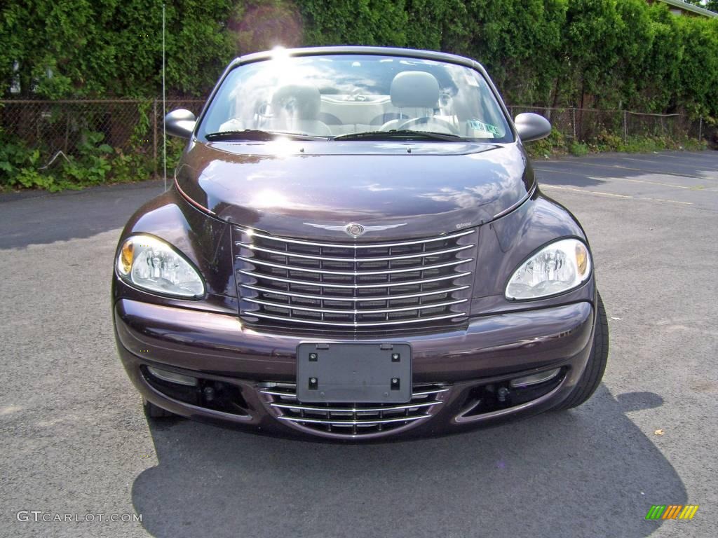 2005 PT Cruiser Dream Cruiser Series 4 Convertible - Dark Plum Pearl / Taupe/Pearl Beige photo #2