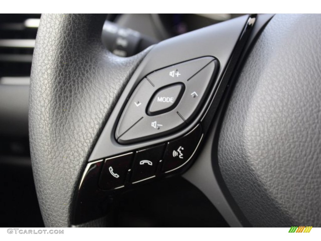 2020 Toyota C-HR LE Black Steering Wheel Photo #136433229