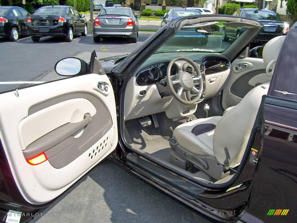 2005 PT Cruiser Dream Cruiser Series 4 Convertible - Dark Plum Pearl / Taupe/Pearl Beige photo #11