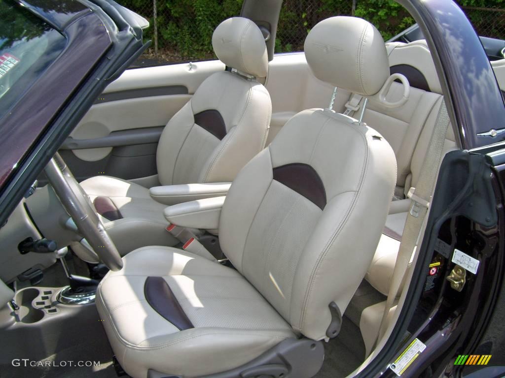 2005 PT Cruiser Dream Cruiser Series 4 Convertible - Dark Plum Pearl / Taupe/Pearl Beige photo #12